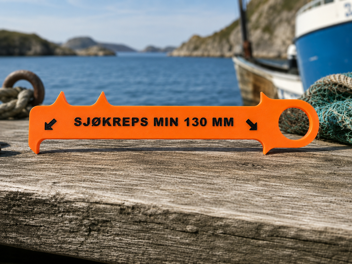 Kombi målestav for hummer og sjøkreps (Kommer for salg)
